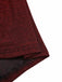 [Pre-Sale] Wine Red 1930s One-Shoulder Shimmer Belted Jumpsuit