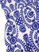 Blue 1970s Bohemian Straps Print Sleeveless Dress