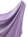 [Pre-Sale] Lavender 1960s Cowl Neck High-Slit Pearlescent Dress