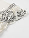White 1970s V-Neck Floral Boho Ruffles Dress