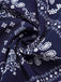 [Pre-Sale] Dark Blue 1940s Paisley Drawstring Romper
