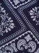 [Pre-Sale] Dark Blue 1940s Paisley Drawstring Romper