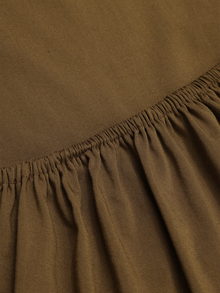 [Pre-Sale] 1950s Solid Cross-Halter Belted Jumpsuit