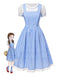 [Pre-Sale] 2PCS 1950s Cotton Gingham Plaid Top & Suspender Dress