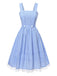 [Pre-Sale] 2PCS 1950s Cotton Gingham Plaid Top & Suspender Dress