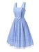[Pre-Sale] 2PCS 1950s Cotton Gingham Plaid Top & Suspender Dress