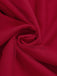 [Pre-Sale] Red 1950s Solid 3D Rose Round Neck Dress