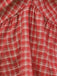 Red 1940s Plaid Twist Babydoll Camisole