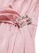 [Pre-Sale] Light Pink 1920s Satin Square Neck Back Bow Dress