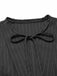 [Pre-Sale] Dark Gray 1950s Striped Belted Jumpsuit