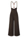 [Pre-Sale] Dark Blue 1950s Button Suspender Pants
