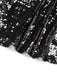 Black 1930s Spaghetti Strap Tie Back Sequined Dress