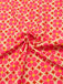 Orange 1960s Hippie Floral Round Neck Dress