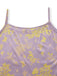 Purple 1930s Butterfly Floral Mermaid Slip Dress