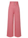 [Pre-Sale] Pink 1950s Cotton Rose Button Pants