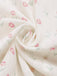 [Pre-Sale] Pink 1940s Tulip V-Neck Lapel Ruffled Blouse