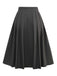 [Pre-Sale] 1950s Polka Dot Pocket Cotton Pleated Skirt