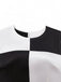 [Pre-Sale] 1960s Black And White Color Block Dress