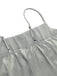 Green 1970s Satin Ruched Bust Slip Cami Top
