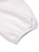 [Pre-Sale] White 1950s Ruched V-Neck Puff Sleeve Crop Top