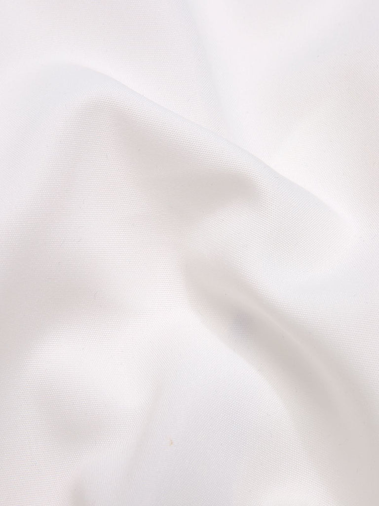 [Pre-Sale] White 1950s Ruched V-Neck Puff Sleeve Crop Top