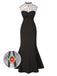 [Pre-Sale] Black 1970s Spider Web Gem Hotel Transylvania Dress