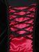 Red 1930s Halloween Vampire Queen Lace-Up Dress