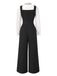 [Pre-Sale] Black&White 1930s Bow Ruffled Collar Jumpsuit