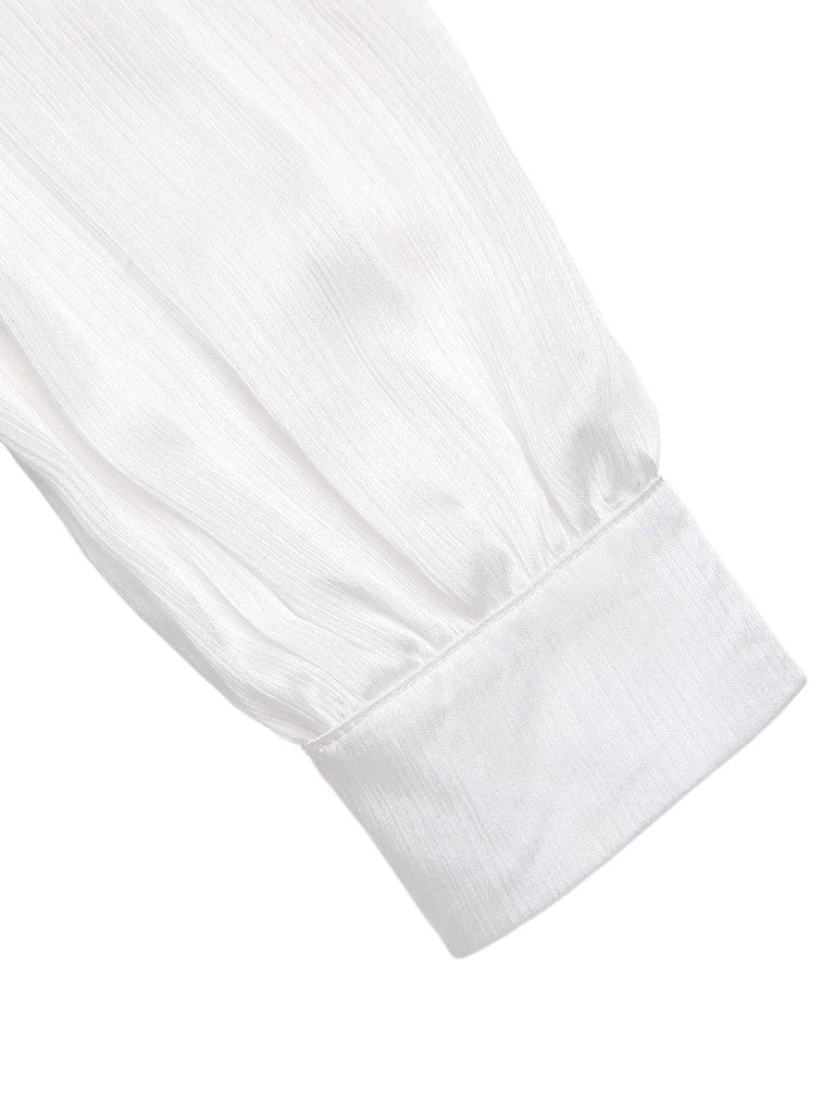 [Pre-Sale] Black&White 1930s Bow Ruffled Collar Jumpsuit