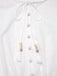 [Pre-Sale] 2PCS 1970s Solid Denim Vest & Embroidered Puff Dress