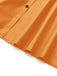 [Pre-Sale] Orange 1940s Cotton Polka Dot Lapel Bow Dress