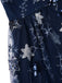[Pre-Sale] Blue 1950s Star Sequined Mesh Ruffled Princess Dress