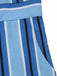 [Pre-Sale] Blue 1950s Wide Strap Vertical Stripe Jumpsuit