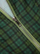[Pre-Sale] Green 1950s Plaids Floral Oktoberfest Dress With Apron