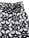[Pre-Sale] 1940s Geometric Print Twist Slit Skirt