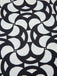 [Pre-Sale] 1940s Geometric Print Twist Slit Skirt
