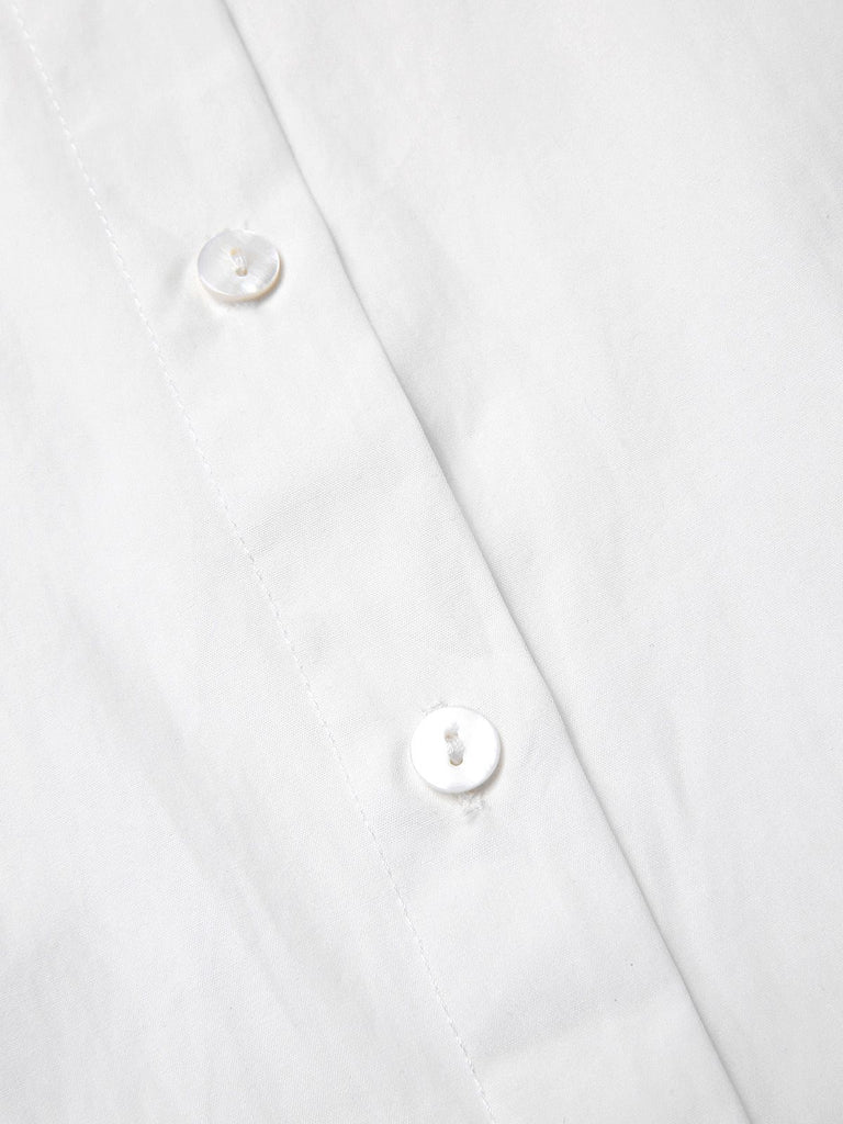 [Pre-Sale] White 1940s Sleeveless Office Style Blouse