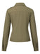 [Pre-Sale] Military Green 1950s Lapel Collar Shirt Jacket