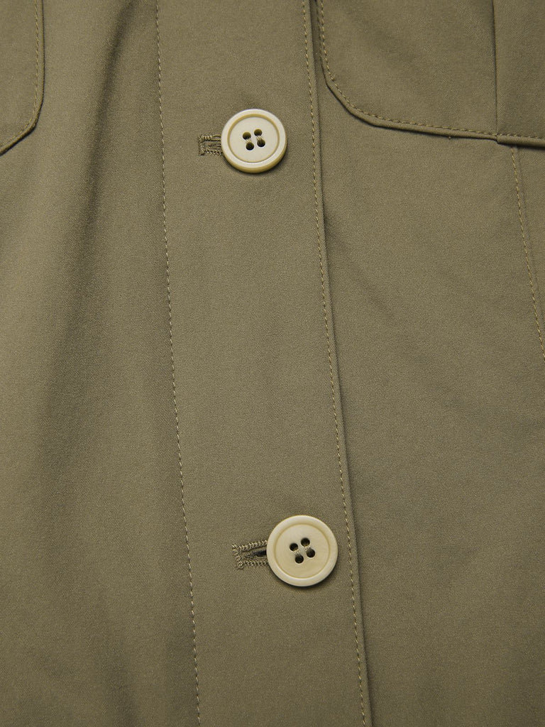 [Pre-Sale] Military Green 1950s Lapel Collar Shirt Jacket