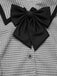 [Pre-Sale] 1950s Houndstooth Detachable Bow Collar Dress