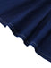 Dark Blue 1960s Ruffled Denim Skirt