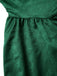 [Pre-Sale] Green 1950s Jacquard Square Neck Puff Sleeve Dress