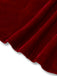 Red 1980s Ada-Wong Embroidered Butterfly Velvet Dress