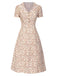 [Pre-Sale] Pure Cotton 1940s Puff Sleeves Ditsy Floral Dress