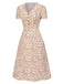 [Pre-Sale] Pure Cotton 1940s Puff Sleeves Ditsy Floral Dress