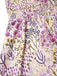 [Pre-Sale] Lavender 1950s Floral V-Neck Puff Sleeve Dress