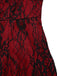[Pre-Sale] 1930s Sweetheart Lace Puff Sleeve Sheer Fishtail Dress