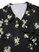 [Pre-Sale] Black 1950s Lily Ruffled V-Neck Wrap Dress