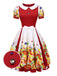 [Pre-Sale] Colorful 1950s Candy Gumball Machine Bubble Dress