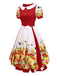 [Pre-Sale] Colorful 1950s Candy Gumball Machine Bubble Dress